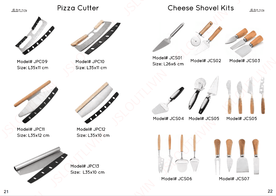 Pizza tools, pizza cutter