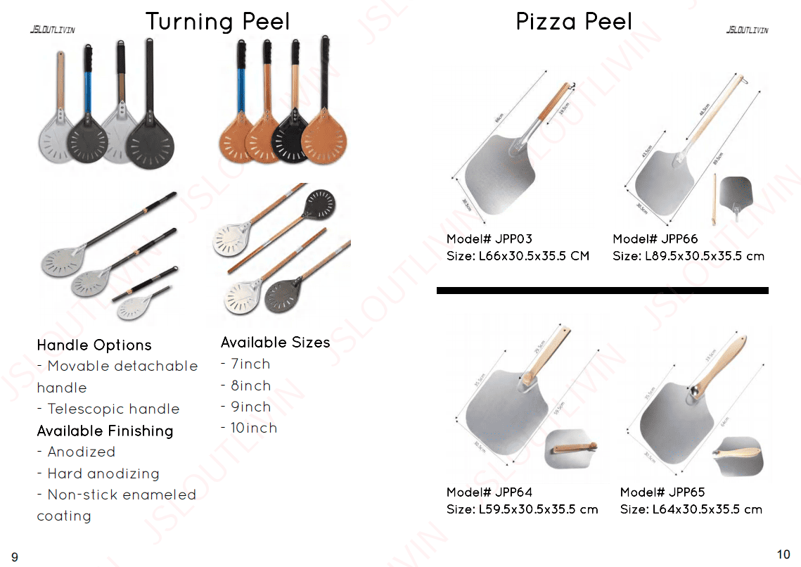 Perforated peels,Turning Peels, pizza peels, pizza shovels