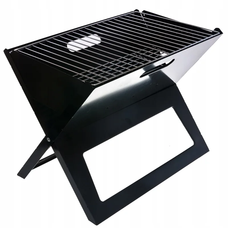 Foldable X-shape Charcoal Grill, Notebook Grill, impact camping grill sold by JSLOUTLIVIN.